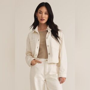 Z Supply All Day Cropped Denim Jacket